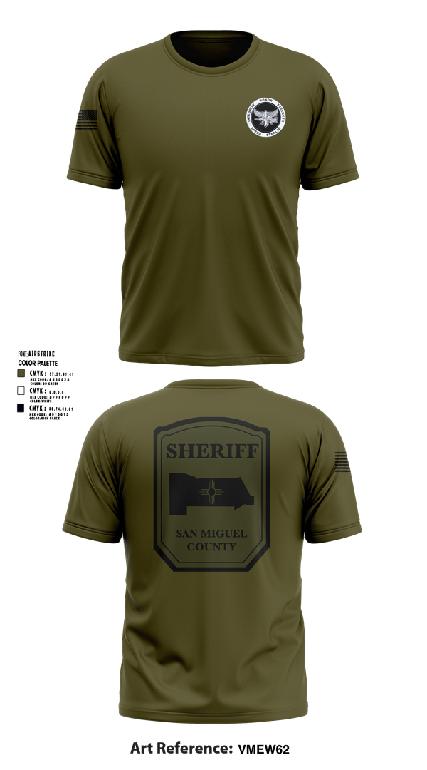 San Miguel County Tactical Team 20193930 Short Sleeve Performance Shirt - 15