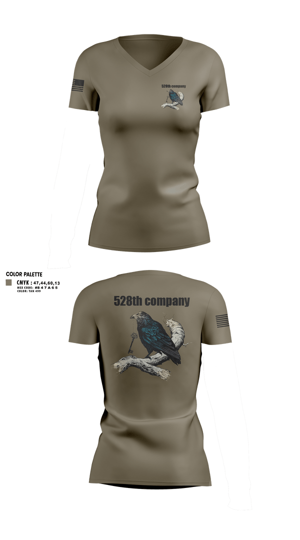 Womens Short Sleeve Vneck Shirt, 528th company, Army, Teamtime, Team time, sublimation, custom sports apparel, team uniforms, spirit wear, spiritwear, sports uniforms, custom shirts, team store, custom team store, fundraiser sports, apparel fundraiser