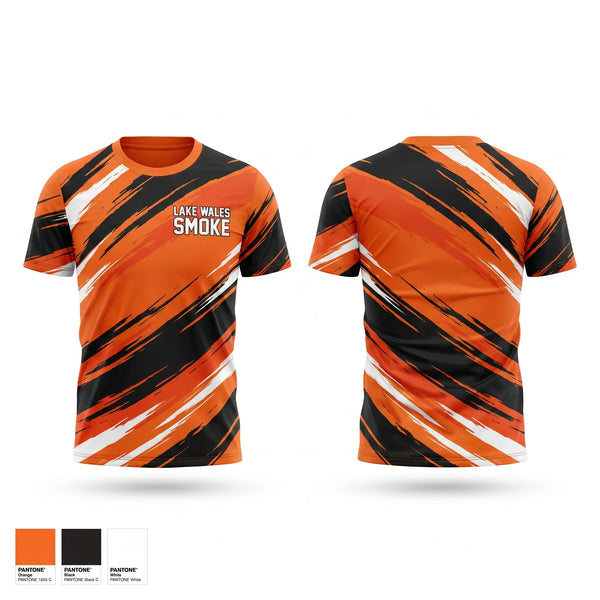 Short Sleeve Performance Shirt, Lake Wales Smoke, Baseball, Teamtime, Team time, sublimation, custom sports apparel, team uniforms, spirit wear, spiritwear, sports uniforms, custom shirts, team store, custom team store, fundraiser sports, apparel fundraiser