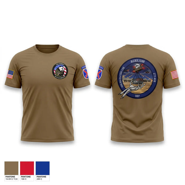 Old School Cotton Feel Shirt, 10th CAB, 277 ASB, A Co, Army, Teamtime, Team time, sublimation, custom sports apparel, team uniforms, spirit wear, spiritwear, sports uniforms, custom shirts, team store, custom team store, fundraiser sports, apparel fundraiser