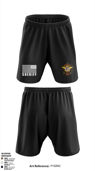 Athletic Shorts With Pockets, Cook County Sheriff’s Office, Police, Teamtime, Team time, sublimation, custom sports apparel, team uniforms, spirit wear, spiritwear, sports uniforms, custom shirts, team store, custom team store, fundraiser sports, apparel fundraiser