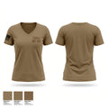 351st MP BN 7171581 Women's Short Sleeve V-neck Shirt - 1