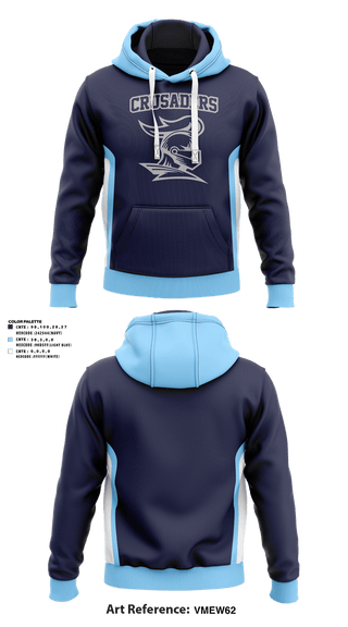 Hoodie, Crusaders, Women's Basketball, Teamtime, Team time, sublimation, custom sports apparel, team uniforms, spirit wear, spiritwear, sports uniforms, custom shirts, team store, custom team store, fundraiser sports, apparel fundraiser