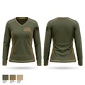 Customs and Border Protection 71999009 Women's Long Sleeve V-neck Shirt - 1
