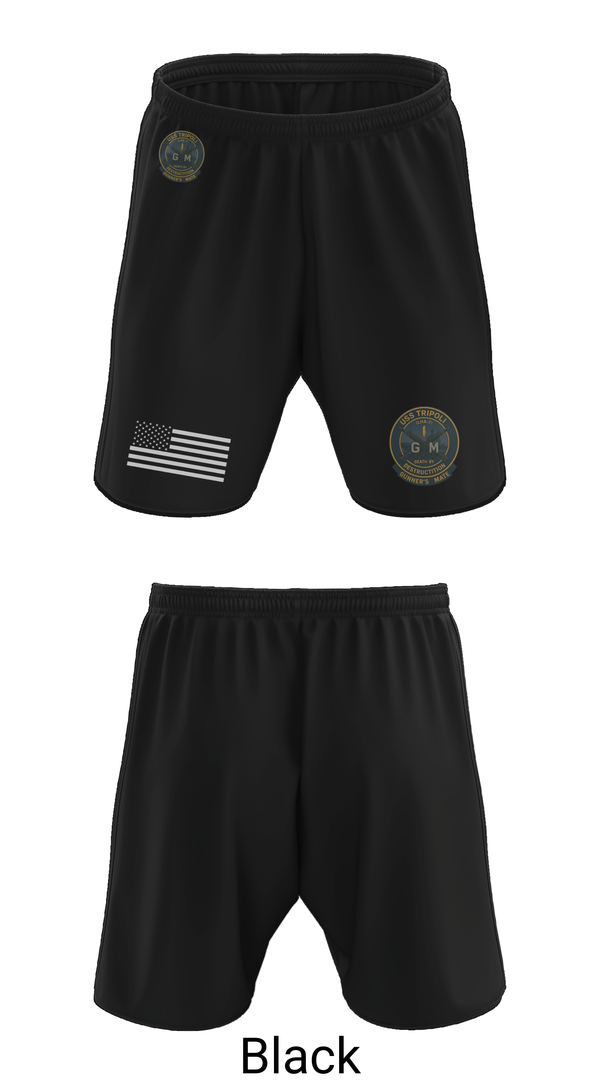 Athletic Shorts With Pockets, USS TRIPOLI, , Teamtime, Team time, sublimation, custom sports apparel, team uniforms, spirit wear, spiritwear, sports uniforms, custom shirts, team store, custom team store, fundraiser sports, apparel fundraiser