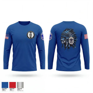 Long Sleeve Performance Shirt, Fairchild AFB Chiefs, Air Force, Teamtime, Team time, sublimation, custom sports apparel, team uniforms, spirit wear, spiritwear, sports uniforms, custom shirts, team store, custom team store, fundraiser sports, apparel fundraiser