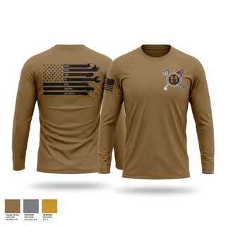 Long Sleeve Performance Shirt, E CO 3-82 GSAB, Army, Teamtime, Team time, sublimation, custom sports apparel, team uniforms, spirit wear, spiritwear, sports uniforms, custom shirts, team store, custom team store, fundraiser sports, apparel fundraiser