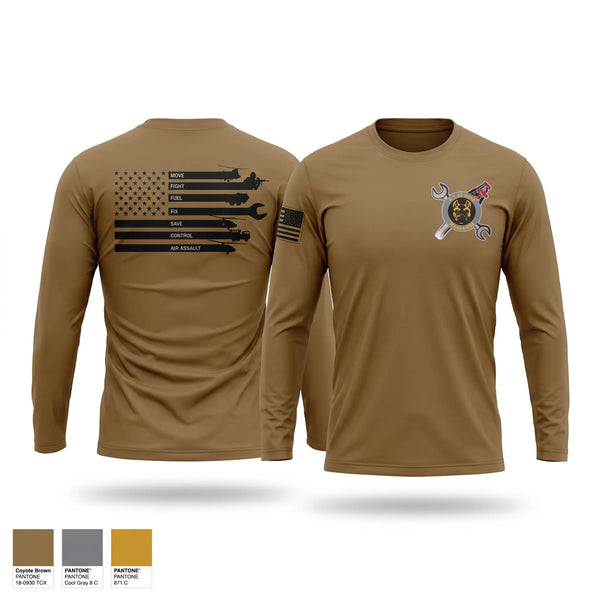 Long Sleeve Performance Shirt, E CO 3-82 GSAB, Army, Teamtime, Team time, sublimation, custom sports apparel, team uniforms, spirit wear, spiritwear, sports uniforms, custom shirts, team store, custom team store, fundraiser sports, apparel fundraiser