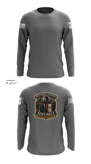 Long Sleeve Performance Shirt, 528th MED DET COSC, Army, Teamtime, Team time, sublimation, custom sports apparel, team uniforms, spirit wear, spiritwear, sports uniforms, custom shirts, team store, custom team store, fundraiser sports, apparel fundraiser