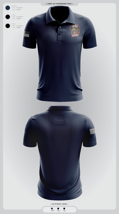 Holly Springs Police Department 98062280 Short Sleeve Performance Polo - 1