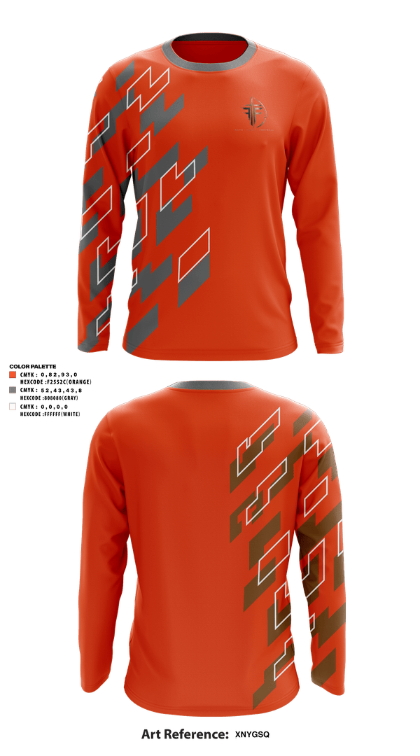 Long Sleeve Performance Shirt, Faith family footbal, , Teamtime, Team time, sublimation, custom sports apparel, team uniforms, spirit wear, spiritwear, sports uniforms, custom shirts, team store, custom team store, fundraiser sports, apparel fundraiser