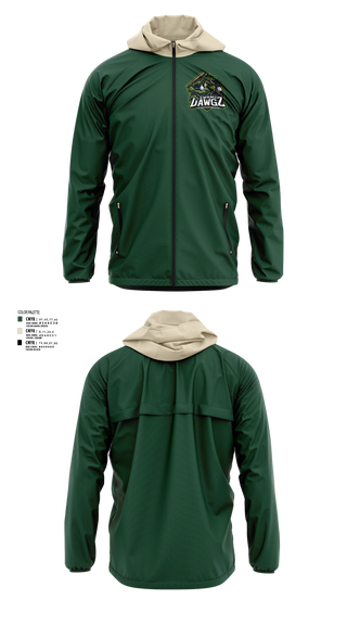Windbreaker, Swamp Dawgz, Baseball, Teamtime, Team time, sublimation, custom sports apparel, team uniforms, spirit wear, spiritwear, sports uniforms, custom shirts, team store, custom team store, fundraiser sports, apparel fundraiser