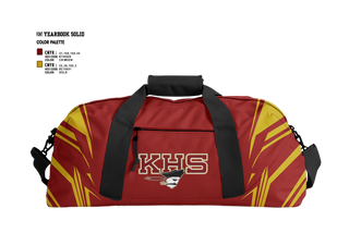 Duffle Bag, Kingston High School Cheer, Cheer, Teamtime, Team time, sublimation, custom sports apparel, team uniforms, spirit wear, spiritwear, sports uniforms, custom shirts, team store, custom team store, fundraiser sports, apparel fundraiser