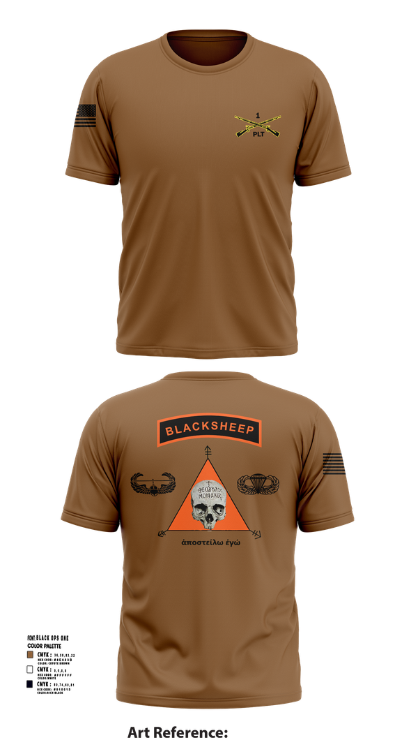 Short Sleeve Performance Shirt, 1st PLT B Co 1-173IN, , Teamtime, Team time, sublimation, custom sports apparel, team uniforms, spirit wear, spiritwear, sports uniforms, custom shirts, team store, custom team store, fundraiser sports, apparel fundraiser