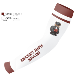 Arm Sleeve, Knockout Mafia, Bowling, Teamtime, Team time, sublimation, custom sports apparel, team uniforms, spirit wear, spiritwear, sports uniforms, custom shirts, team store, custom team store, fundraiser sports, apparel fundraiser