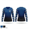 Wisconsin Prodigy 26650136 Women's Long Sleeve V-neck Shirt - 1
