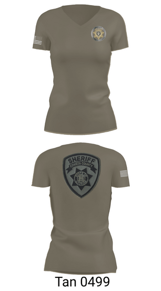 Womens Short Sleeve Vneck Shirt, School Resource Officer, Police, Teamtime, Team time, sublimation, custom sports apparel, team uniforms, spirit wear, spiritwear, sports uniforms, custom shirts, team store, custom team store, fundraiser sports, apparel fundraiser