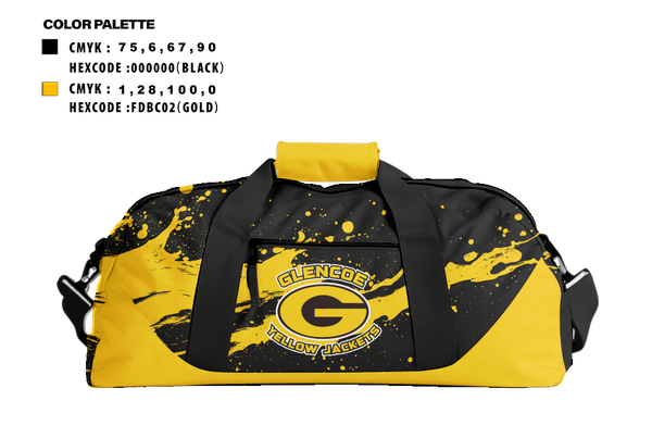 Duffle Bag, Glencoe yellow jackets, , Teamtime, Team time, sublimation, custom sports apparel, team uniforms, spirit wear, spiritwear, sports uniforms, custom shirts, team store, custom team store, fundraiser sports, apparel fundraiser