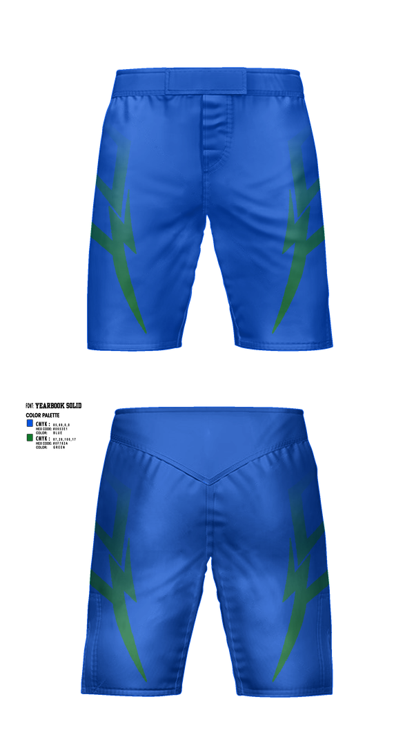 Fight Shorts, Triple Spiral Isshinryu Karate, , Teamtime, Team time, sublimation, custom sports apparel, team uniforms, spirit wear, spiritwear, sports uniforms, custom shirts, team store, custom team store, fundraiser sports, apparel fundraiser