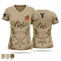 F-60th ADA 59616797 Women's Short Sleeve V-neck Shirt - 1