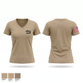 allen poff Women's Short Sleeve V-neck Shirt - 1