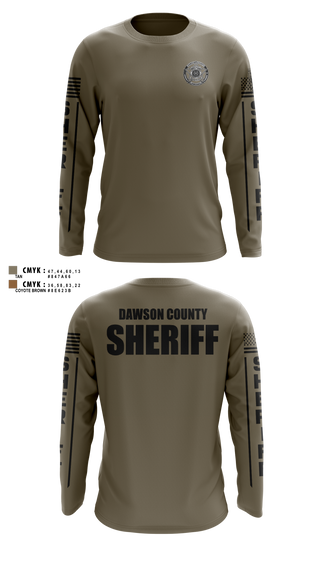 Long Sleeve Performance Shirt, Dawson County Sheriff’s Office, Police, Teamtime, Team time, sublimation, custom sports apparel, team uniforms, spirit wear, spiritwear, sports uniforms, custom shirts, team store, custom team store, fundraiser sports, apparel fundraiser