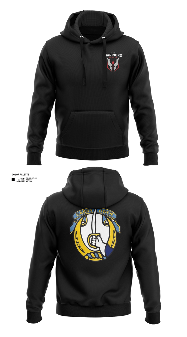 Hoodie, C-Co 2/7 Cav, Army, Teamtime, Team time, sublimation, custom sports apparel, team uniforms, spirit wear, spiritwear, sports uniforms, custom shirts, team store, custom team store, fundraiser sports, apparel fundraiser