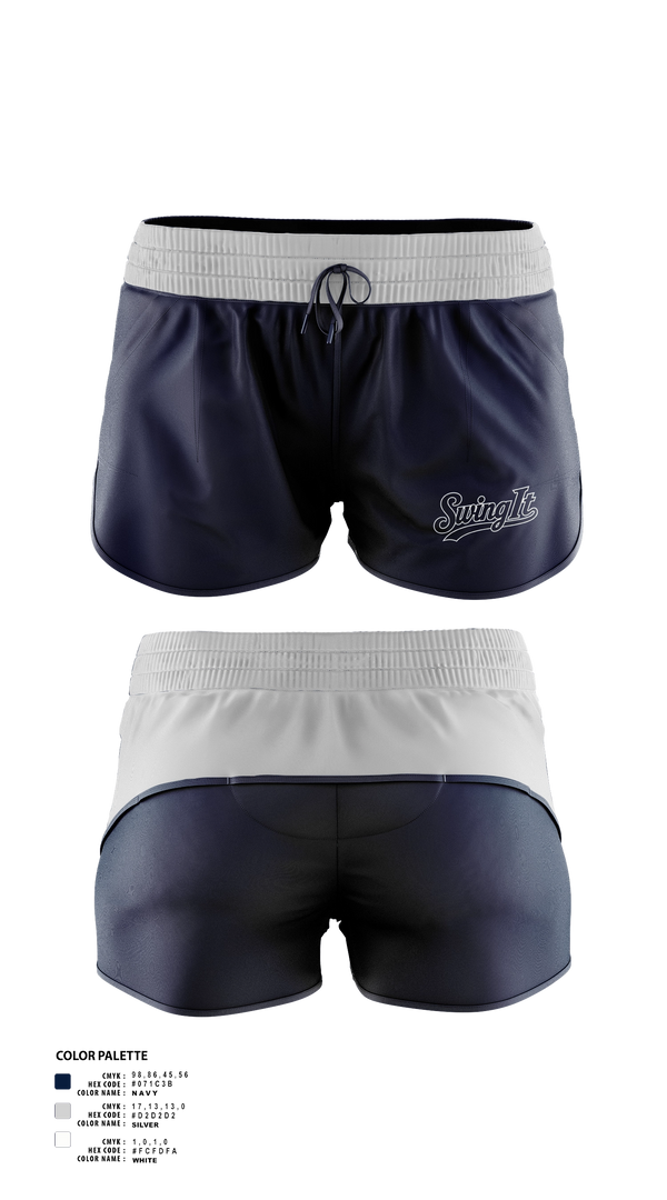 Womens Shorts, Swing It Fastpitch, Softball, Teamtime, Team time, sublimation, custom sports apparel, team uniforms, spirit wear, spiritwear, sports uniforms, custom shirts, team store, custom team store, fundraiser sports, apparel fundraiser