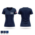 White Pine Police Department Women's Short Sleeve V-neck Shirt - 1