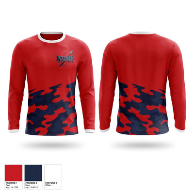 Okeeheelee Warriors Long Sleeve Performance Shirt 1