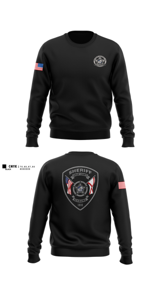 Crew Neck Sweatshirt, SCSO, Police, Teamtime, Team time, sublimation, custom sports apparel, team uniforms, spirit wear, spiritwear, sports uniforms, custom shirts, team store, custom team store, fundraiser sports, apparel fundraiser