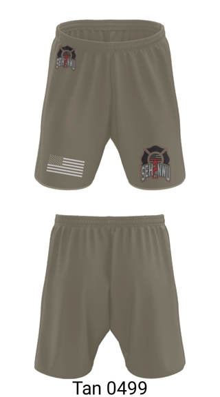 Athletic Shorts With Pockets, SEHNWU, Fire Department, Teamtime, Team time, sublimation, custom sports apparel, team uniforms, spirit wear, spiritwear, sports uniforms, custom shirts, team store, custom team store, fundraiser sports, apparel fundraiser