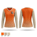 HERRIN TIGERS 91530061 Women's Long Sleeve V-neck Shirt - 1