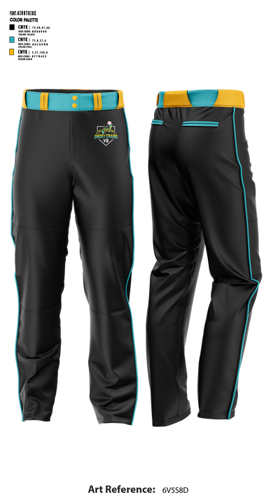 Ghost Crabs Baseball Pants - 7