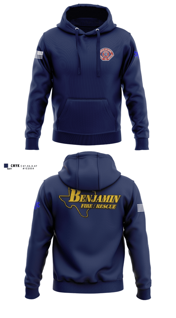 Hoodie, Benjamin Fire Department, Fire Department, Teamtime, Team time, sublimation, custom sports apparel, team uniforms, spirit wear, spiritwear, sports uniforms, custom shirts, team store, custom team store, fundraiser sports, apparel fundraiser