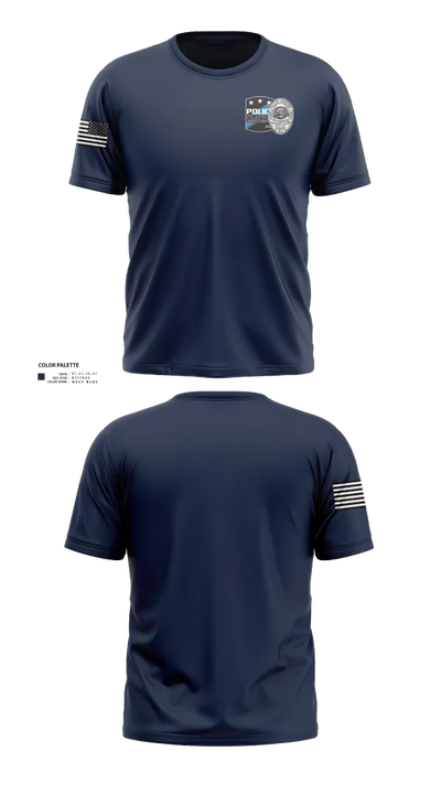 Clayton Police K9 Unit 37003259 Short Sleeve Performance Shirt - 22