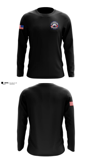 Long Sleeve Performance Shirt, Westmoreland PD, Police, Teamtime, Team time, sublimation, custom sports apparel, team uniforms, spirit wear, spiritwear, sports uniforms, custom shirts, team store, custom team store, fundraiser sports, apparel fundraiser