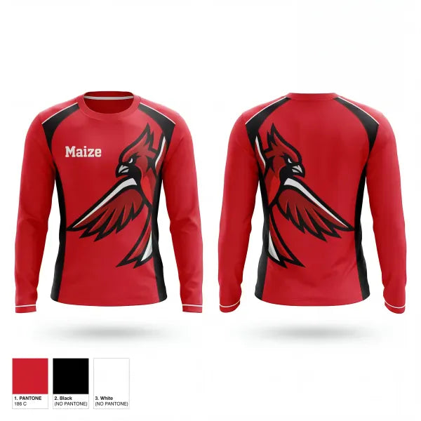 Long Sleeve Performance Shirt, Maize, Wrestling, Teamtime, Team time, sublimation, custom sports apparel, team uniforms, spirit wear, spiritwear, sports uniforms, custom shirts, team store, custom team store, fundraiser sports, apparel fundraiser