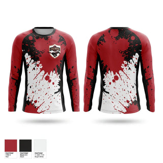 Long Sleeve Performance Shirt, Edgewood High School Soccer, Men's Soccer, Teamtime, Team time, sublimation, custom sports apparel, team uniforms, spirit wear, spiritwear, sports uniforms, custom shirts, team store, custom team store, fundraiser sports, apparel fundraiser