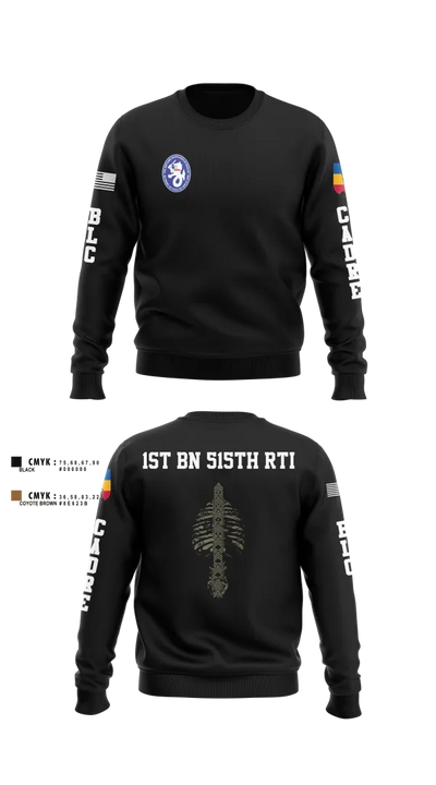 1st BN 515th RTI 17257625 Crew Neck Sweatshirt - 9