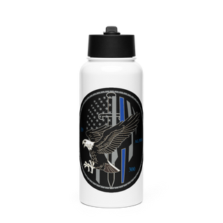 CERT 54440153 Stainless Steel Water Bottle with a Straw Lid