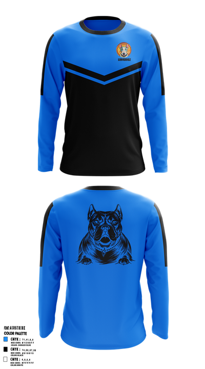 LUV4DOGZ Long Sleeve Performance Shirt 1