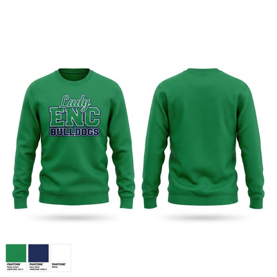 ENC Lady Bulldogs Crew Neck Sweatshirt - 1