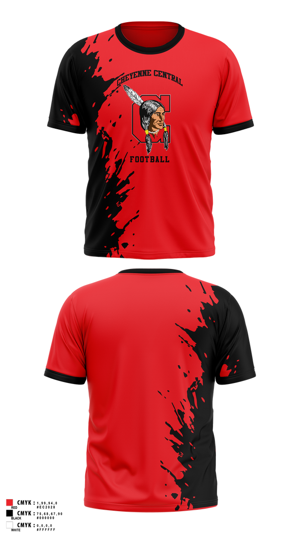 Short Sleeve Performance Shirt, Cheyenne Central, , Teamtime, Team time, sublimation, custom sports apparel, team uniforms, spirit wear, spiritwear, sports uniforms, custom shirts, team store, custom team store, fundraiser sports, apparel fundraiser