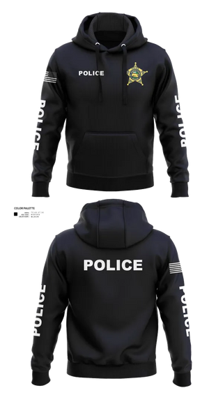 Hoodie, St. Joseph County Police Department, , Teamtime, Team time, sublimation, custom sports apparel, team uniforms, spirit wear, spiritwear, sports uniforms, custom shirts, team store, custom team store, fundraiser sports, apparel fundraiser