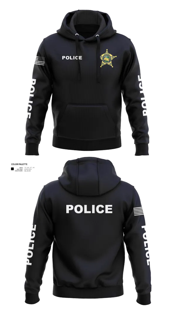 Hoodie, St. Joseph County Police Department, , Teamtime, Team time, sublimation, custom sports apparel, team uniforms, spirit wear, spiritwear, sports uniforms, custom shirts, team store, custom team store, fundraiser sports, apparel fundraiser