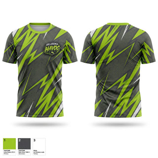 Short Sleeve Performance Shirt, Oklahoma Havoc, Baseball, Teamtime, Team time, sublimation, custom sports apparel, team uniforms, spirit wear, spiritwear, sports uniforms, custom shirts, team store, custom team store, fundraiser sports, apparel fundraiser