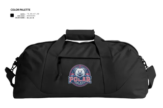 Duffle Bag, Polar Select, Ice Hockey, Teamtime, Team time, sublimation, custom sports apparel, team uniforms, spirit wear, spiritwear, sports uniforms, custom shirts, team store, custom team store, fundraiser sports, apparel fundraiser