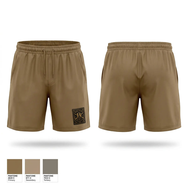 Athletic Shorts With Pockets, B 1-10FA, Army, Teamtime, Team time, sublimation, custom sports apparel, team uniforms, spirit wear, spiritwear, sports uniforms, custom shirts, team store, custom team store, fundraiser sports, apparel fundraiser