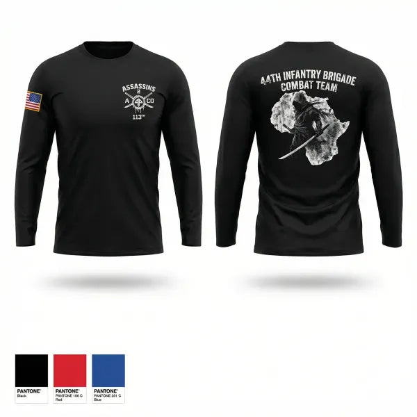 Long Sleeve Performance Shirt, 44th IBCT, Army, Teamtime, Team time, sublimation, custom sports apparel, team uniforms, spirit wear, spiritwear, sports uniforms, custom shirts, team store, custom team store, fundraiser sports, apparel fundraiser